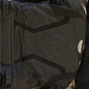 Black Motorcycle Jacket, Size: Men’s M